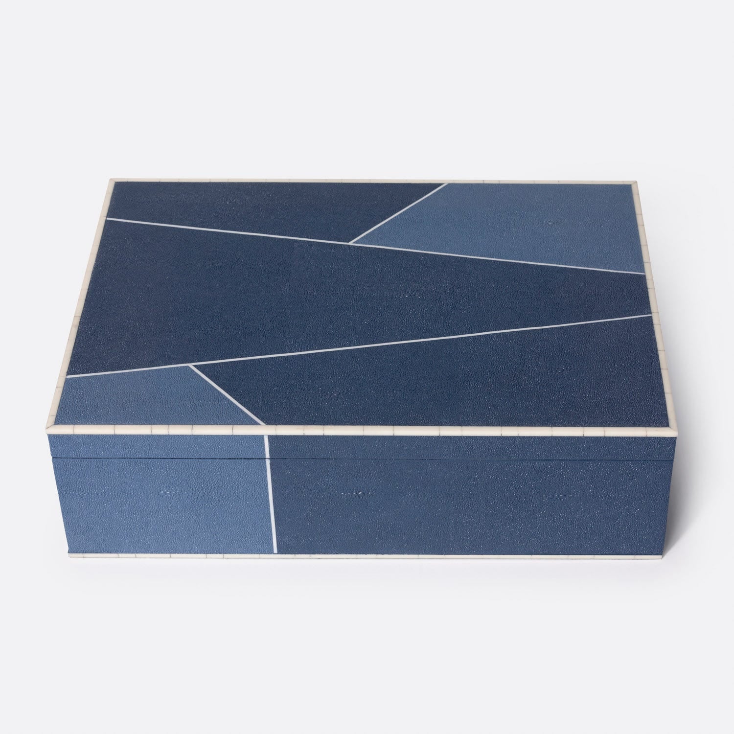 Breck XL Faux Shagreen Box