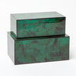 Brielle Emerald Tab Box - Set of 2