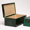 Brielle Emerald Tab Box - Set of 2