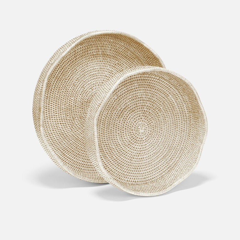 Chianna Rattan Tray - Set of 2