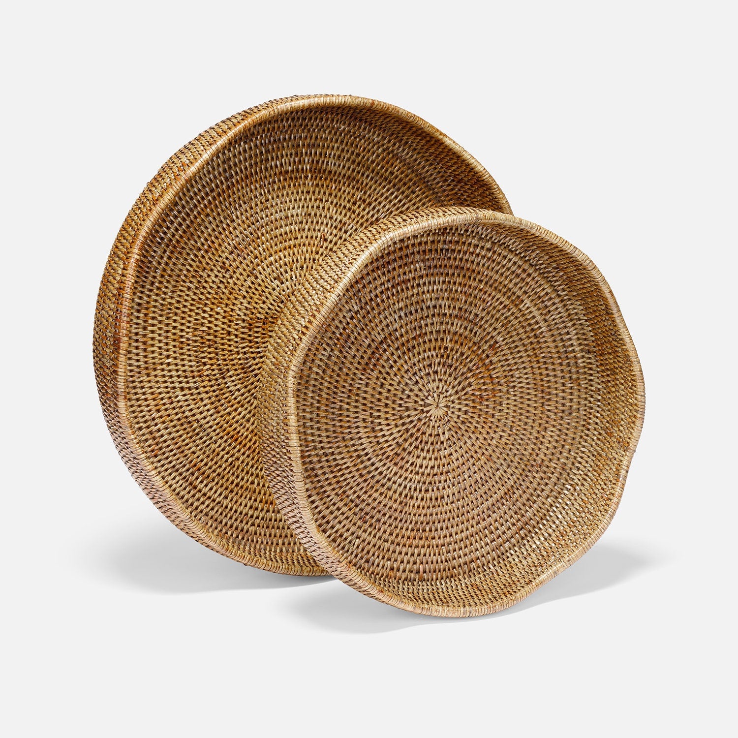 Chianna Rattan Tray - Set of 2