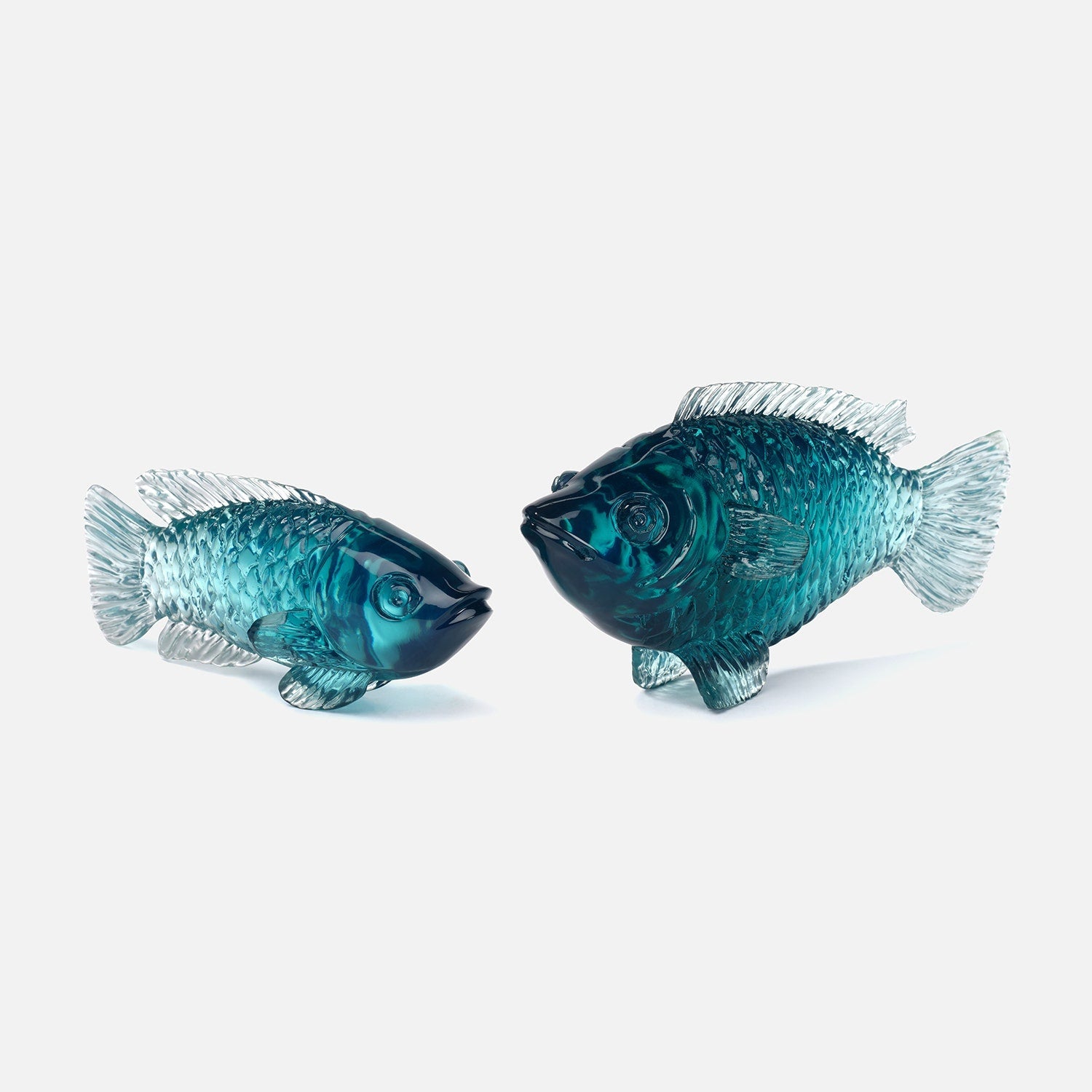Crawford Resin Fish Sculpture - Set of 2