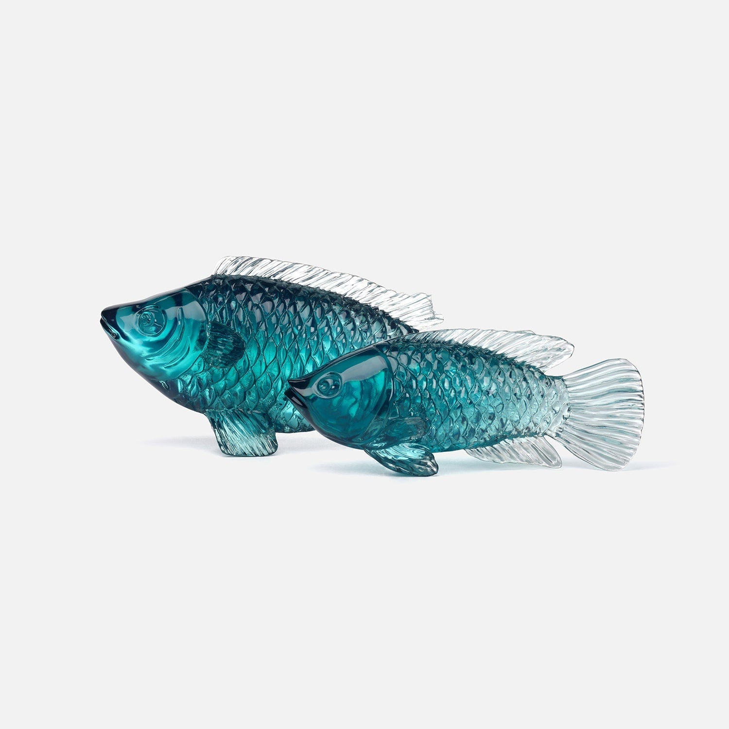 Crawford Resin Fish Sculpture - Set of 2