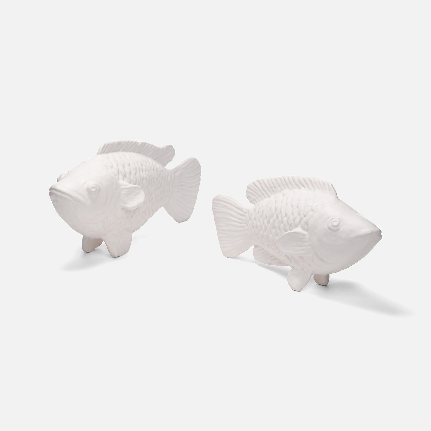 Crawford Resin Fish Sculpture - Set of 2