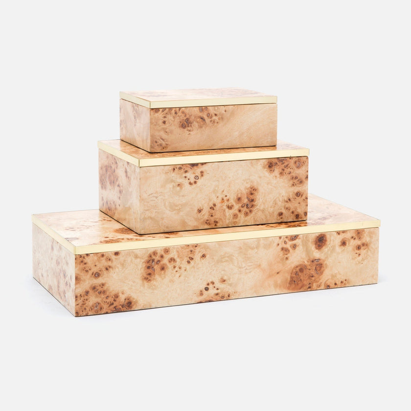 Fabron Mapa Wood Box - Set of 3