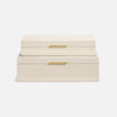 Grayson Faux Shagreen Box - Set of 2