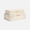 Grayson Faux Shagreen Box - Set of 2