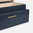 Grayson Faux Shagreen Box - Set of 2
