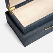 Grayson Faux Shagreen Box - Set of 2