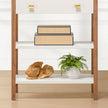 Hammet Natural Raffia Decorative Box - Set of 2