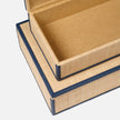 Hammet Natural Raffia Decorative Box - Set of 2