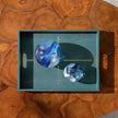 Helios Clear Resin Decorative Sphere Set - Set of 3