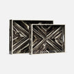 Ian Dual-Tone Veneer Tray - Set of 2