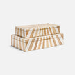 Madden Resin Bamboo Box - Set of 2
