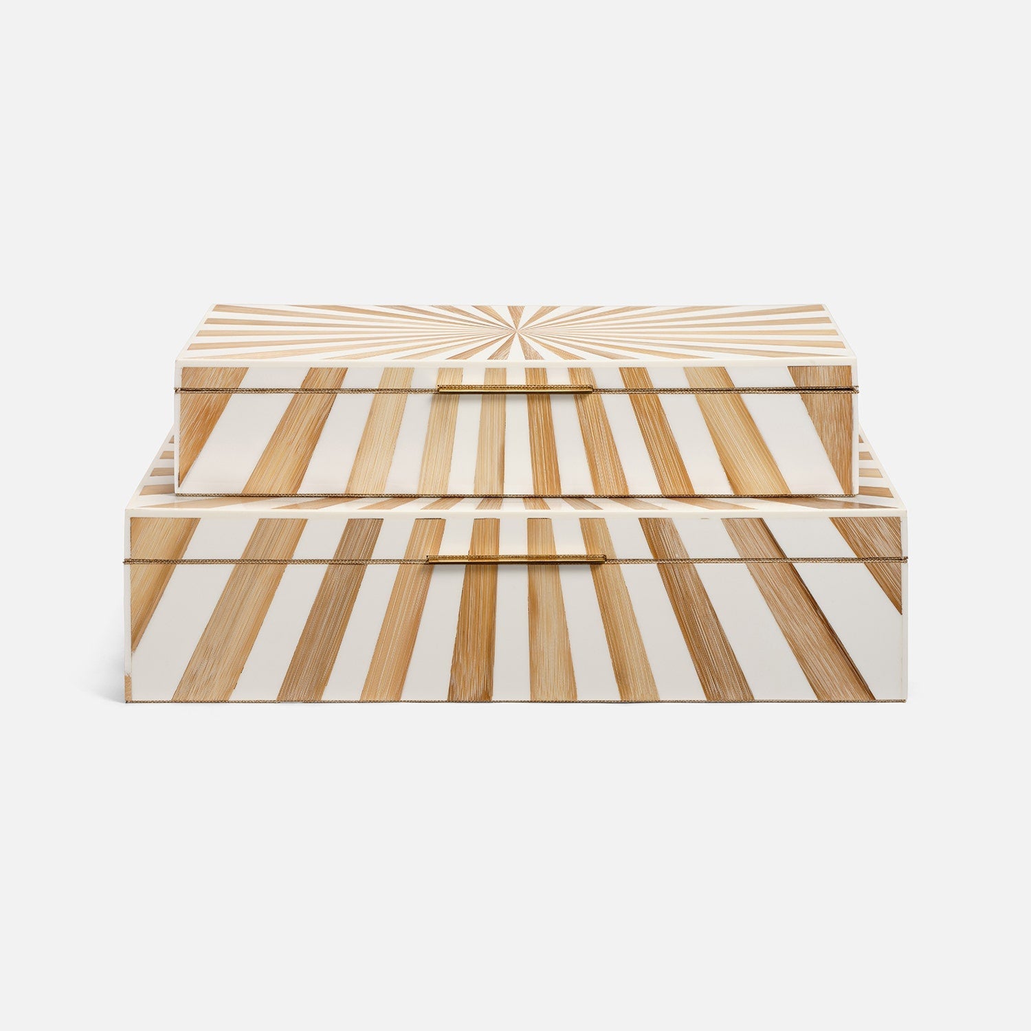 Madden Resin Bamboo Box - Set of 2