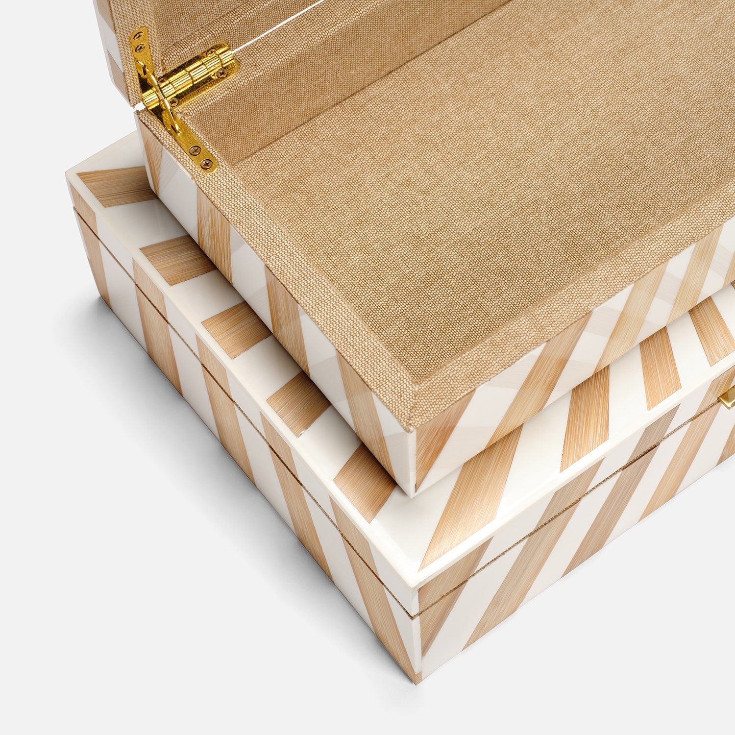 Madden Resin Bamboo Box - Set of 2