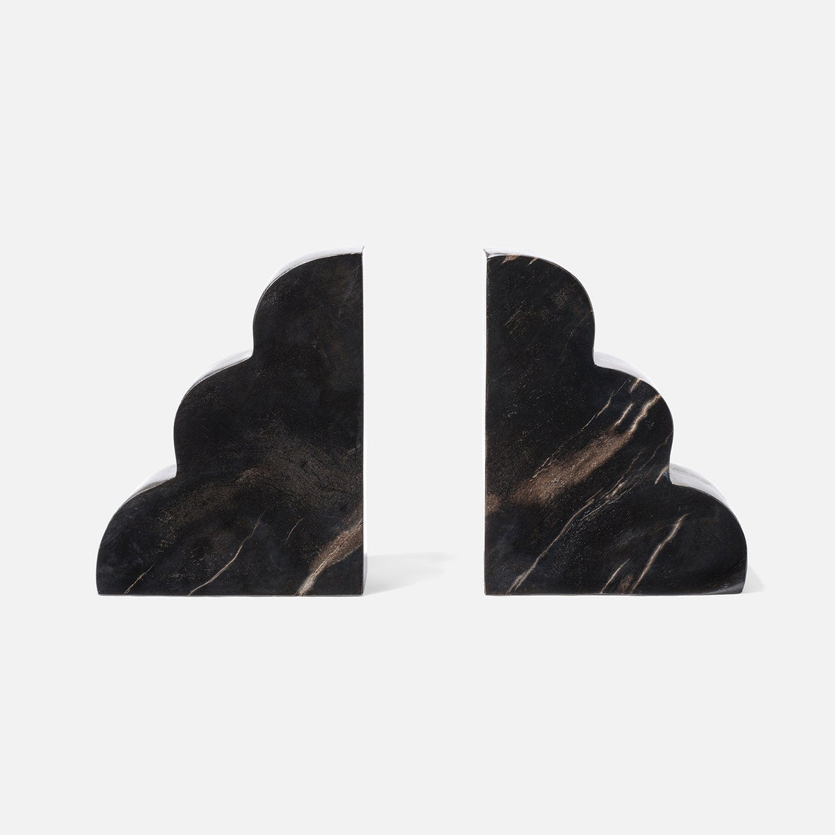 Melina Wood Bookend Set