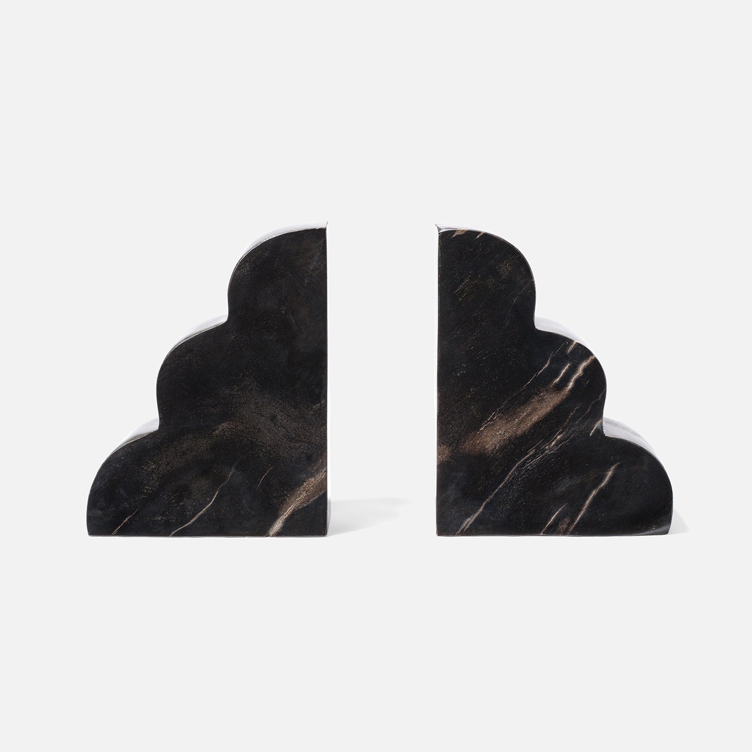 Melina Wood Bookend Set
