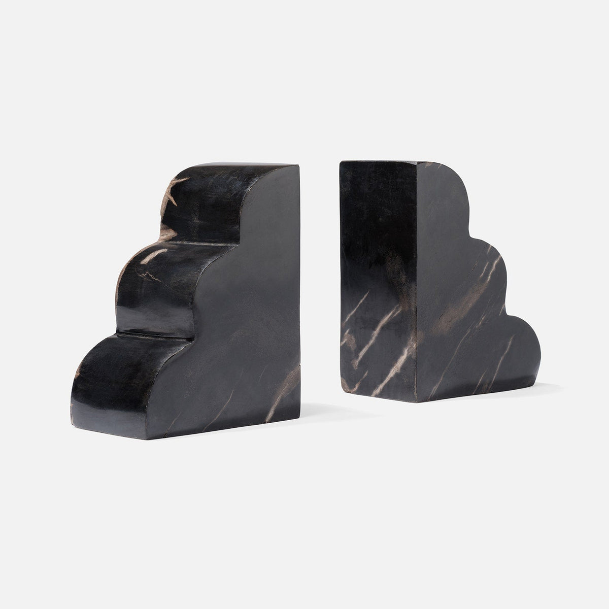 Melina Wood Bookend Set