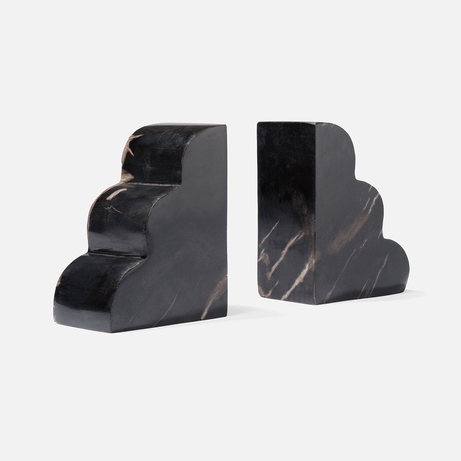 Melina Wood Bookend Set
