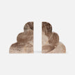 Melina Wood Bookend Set