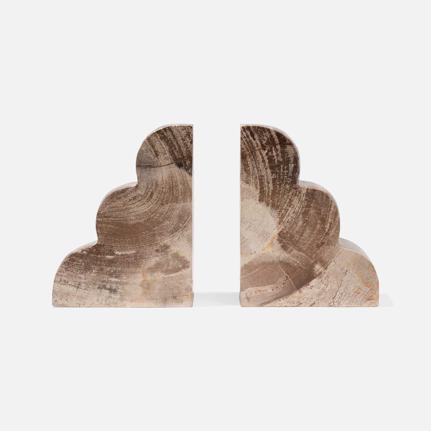 Melina Wood Bookend Set