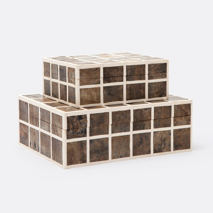 Nara Decorative Horn Box - Set of 2