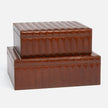 Rayford Leather Box - Set of 2