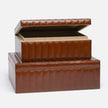 Rayford Leather Box - Set of 2