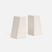 Rene Faux Shagreen Bookend Set