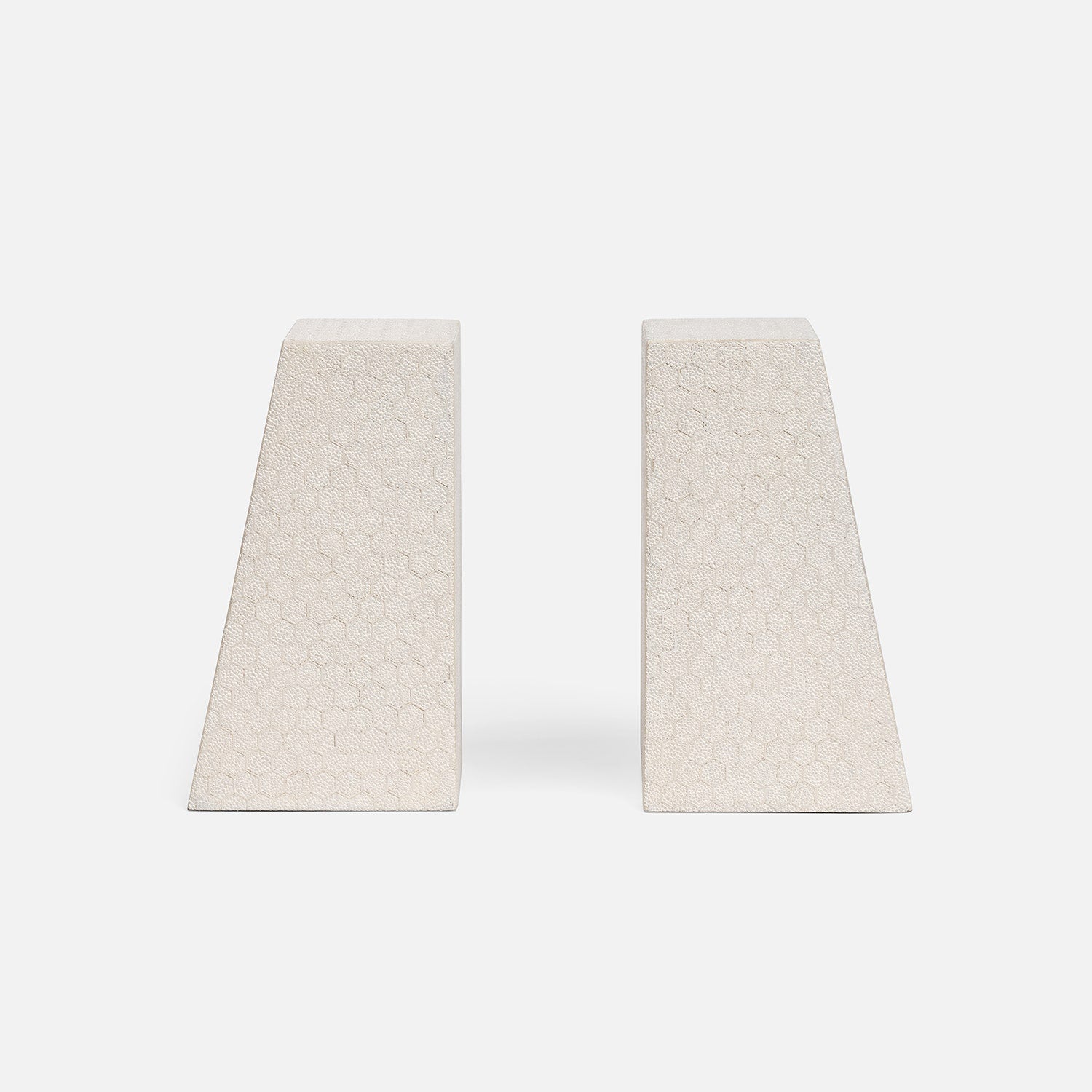 Rene Faux Shagreen Bookend Set