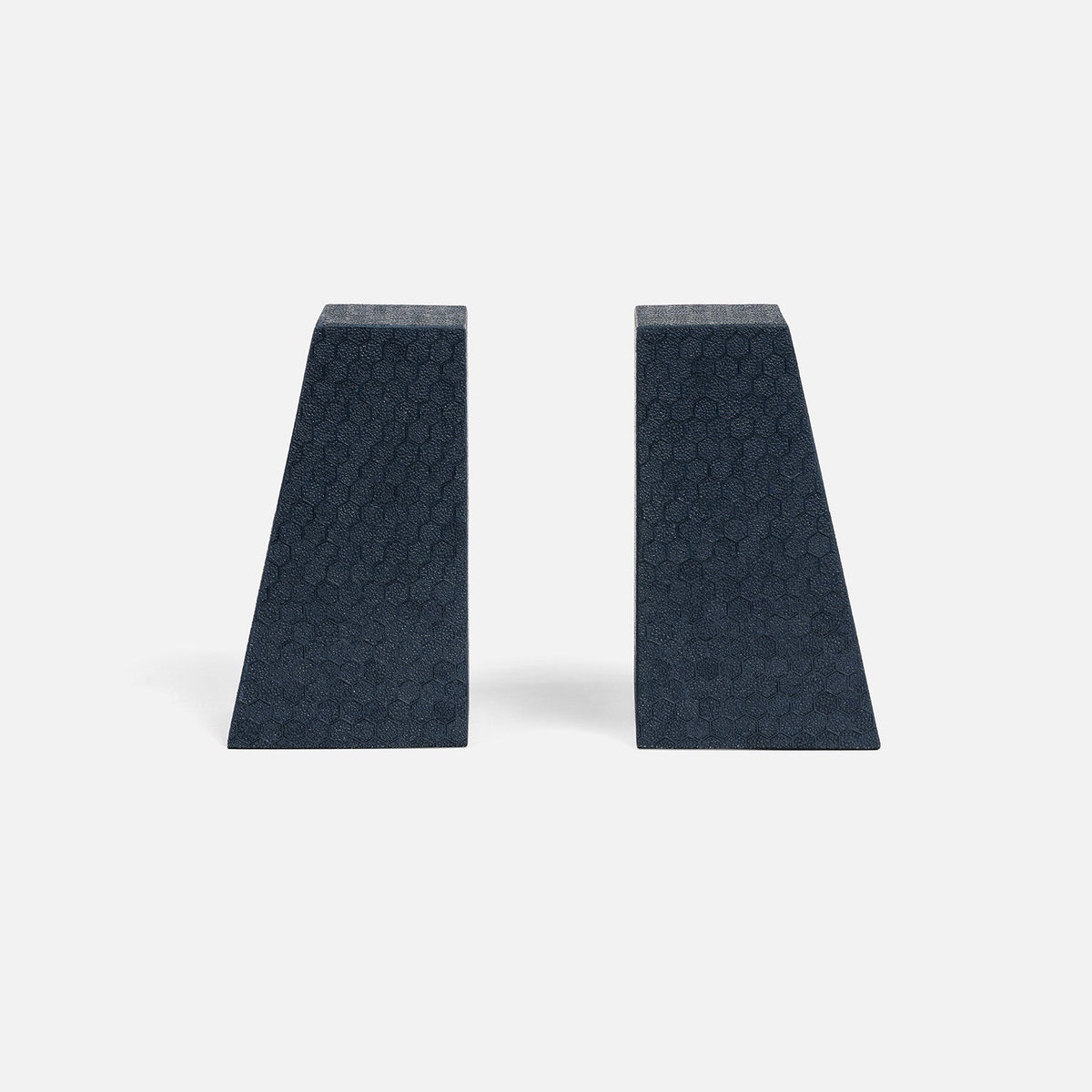 Rene Faux Shagreen Bookend Set
