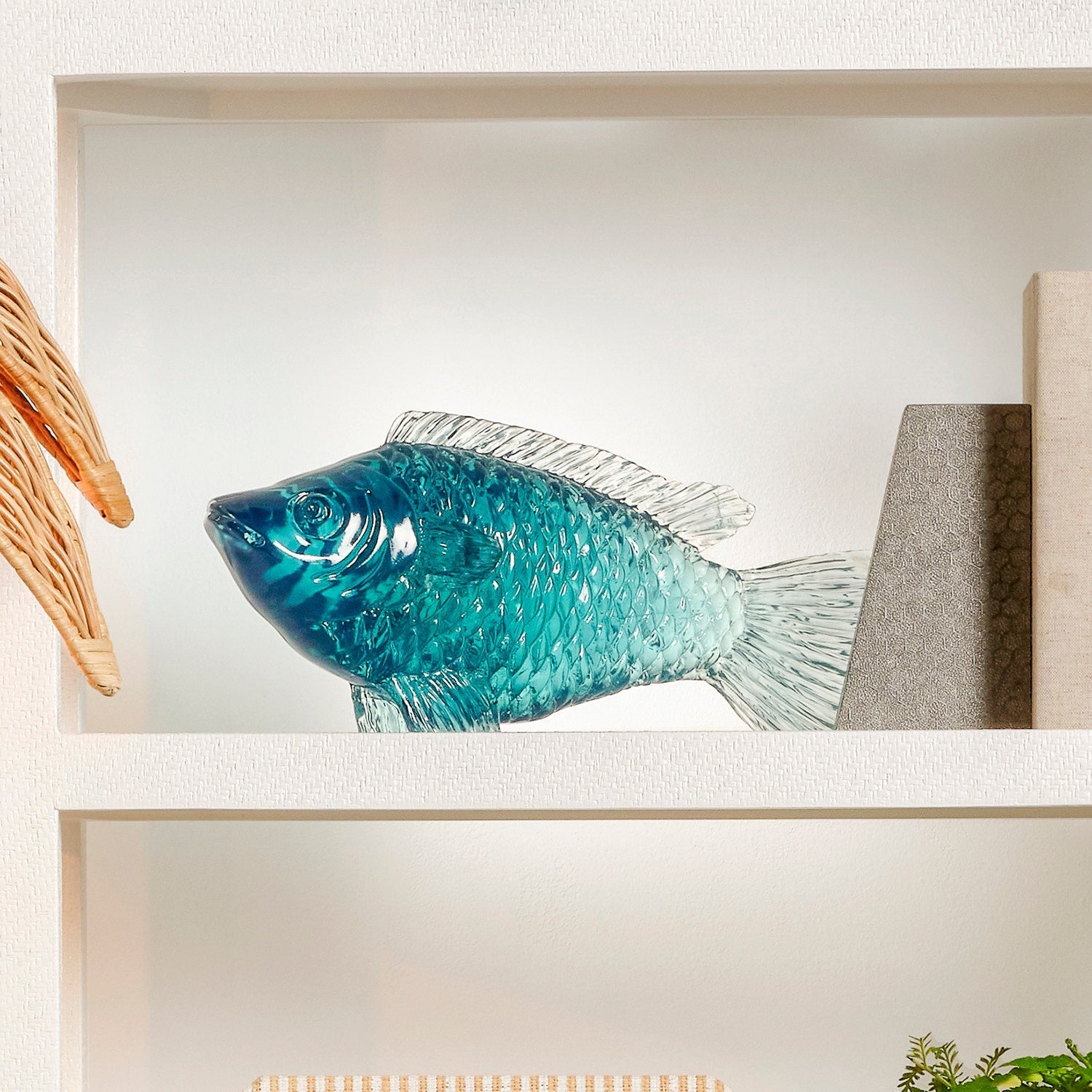 Rene Faux Shagreen Bookend Set