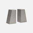 Rene Faux Shagreen Bookend Set