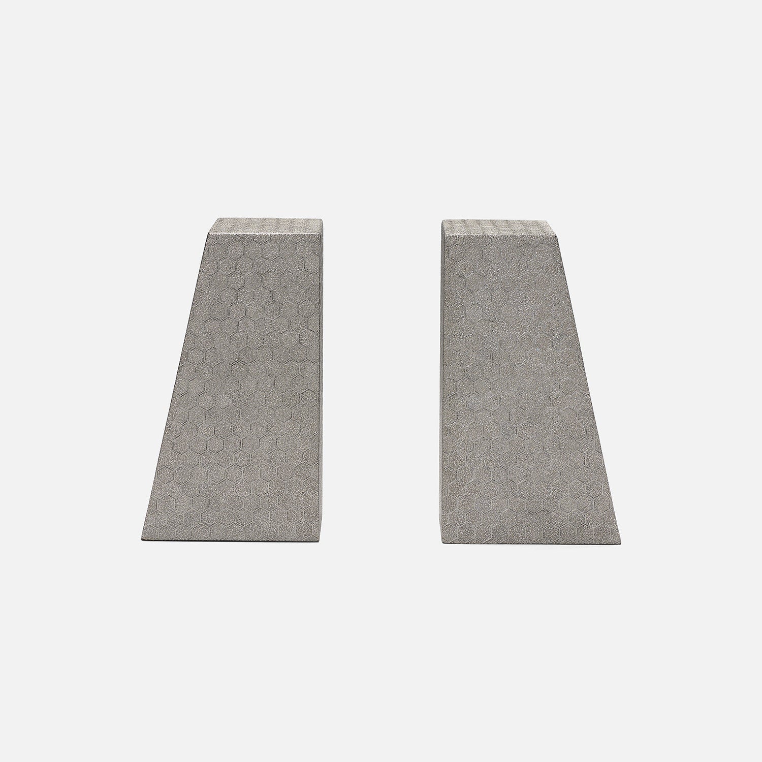 Rene Faux Shagreen Bookend Set