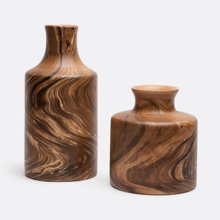 Rivka Mango Wood Vase - Multiple of 2
