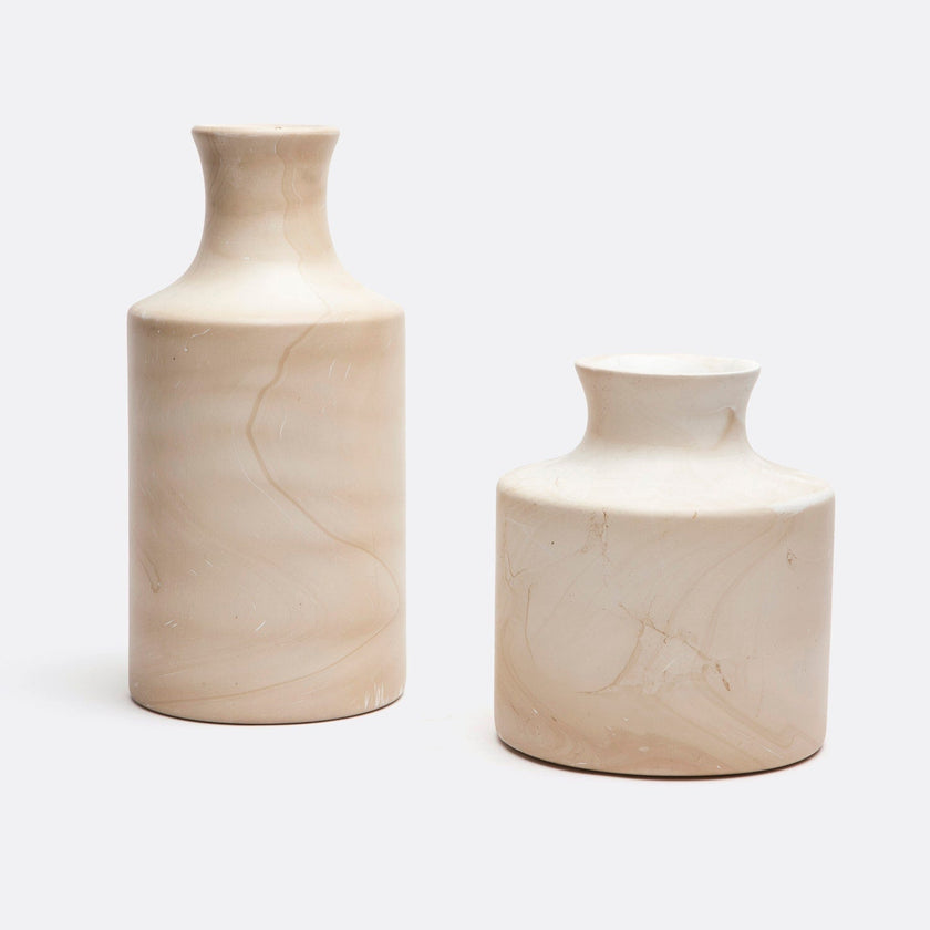 Rivka Mango Wood Vase - Multiple of 2