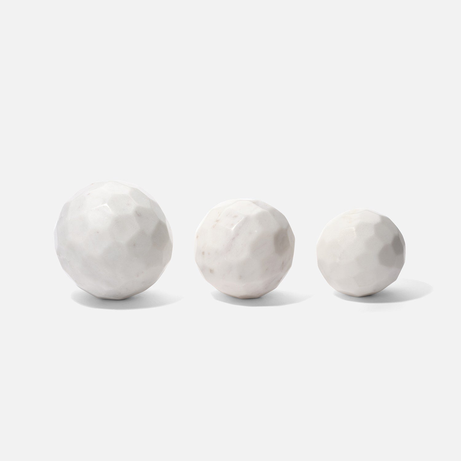 Saul Marble Golf Sculpture - Set of 3