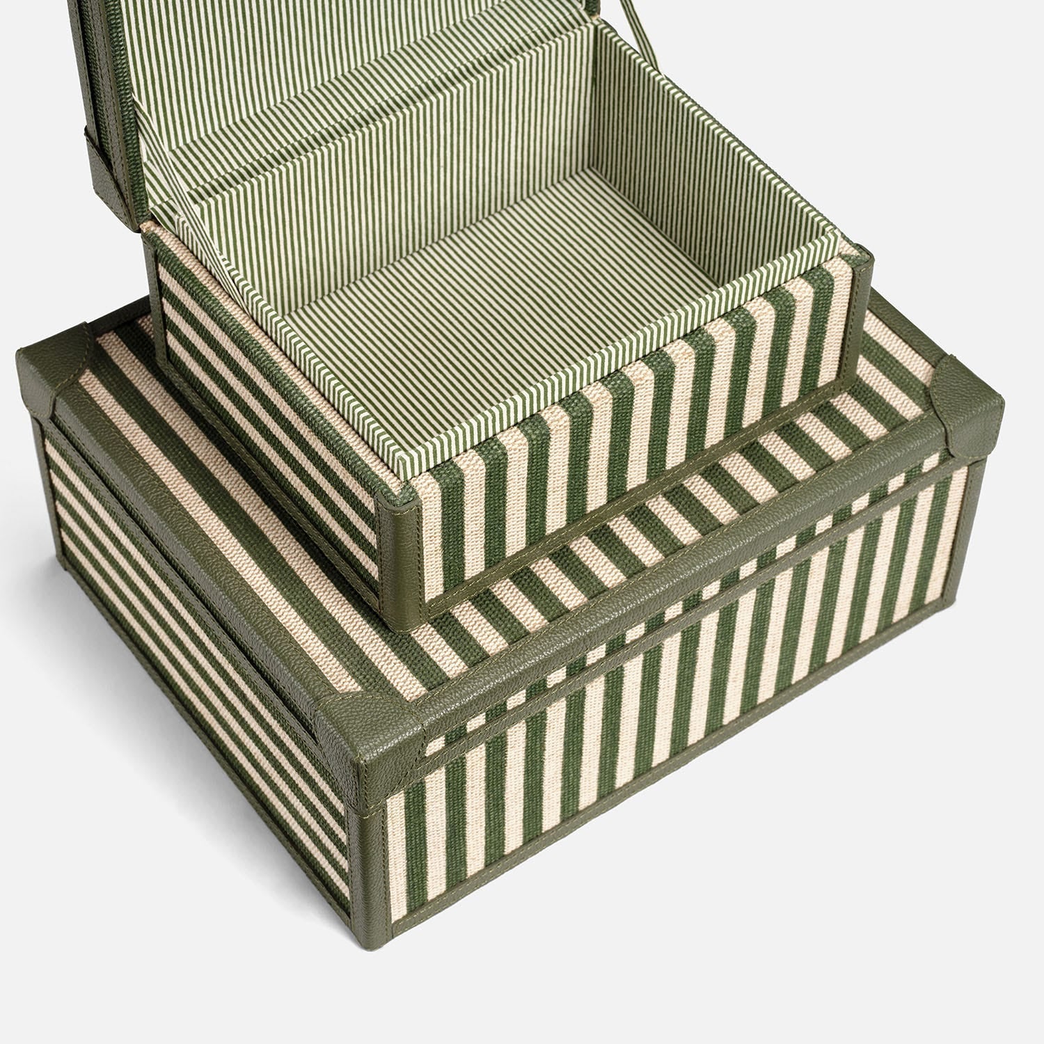 Sawyer Jute & Leather Box - Set of 2