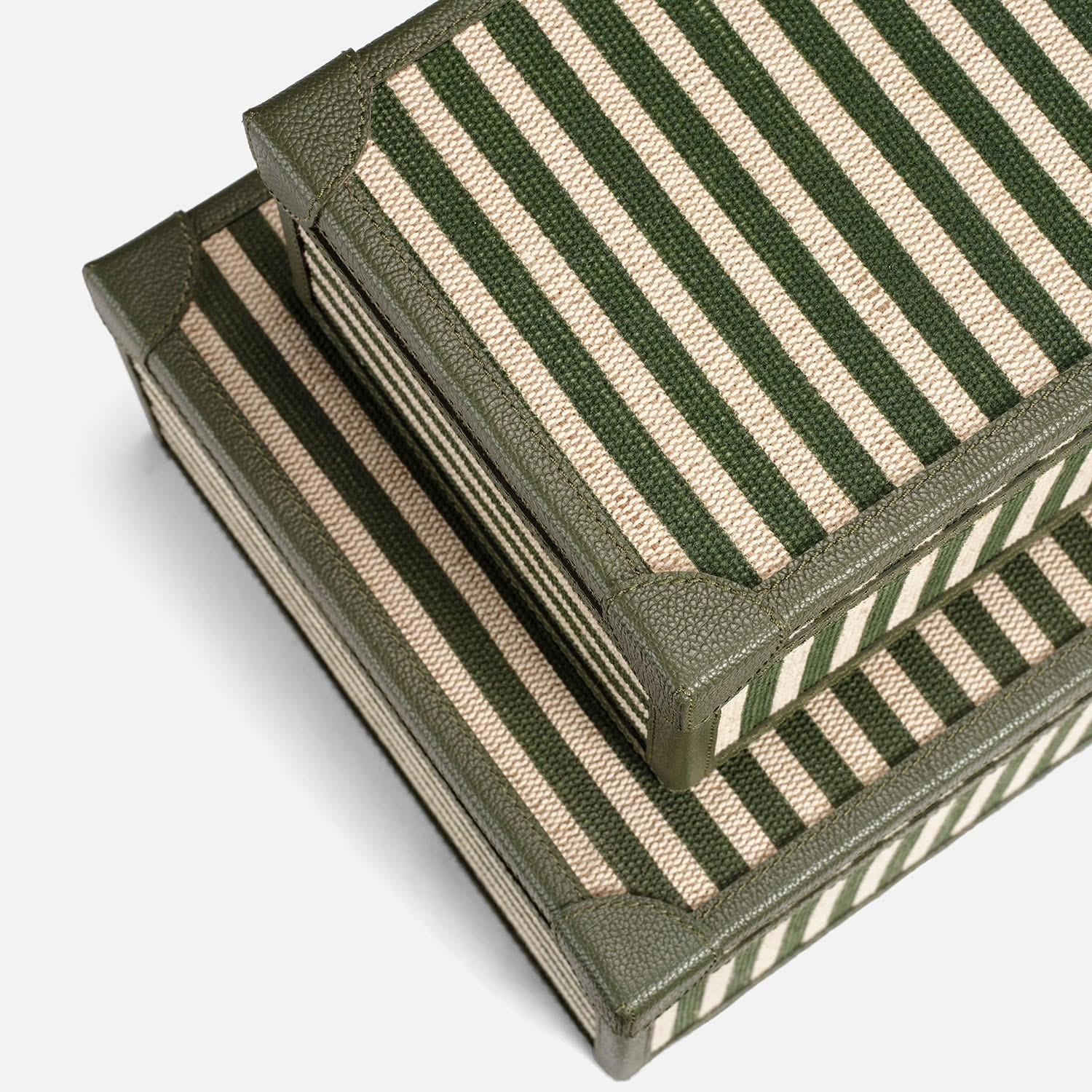 Sawyer Jute & Leather Box - Set of 2