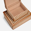 Sawyer Jute & Leather Box - Set of 2