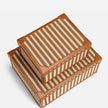 Sawyer Jute & Leather Box - Set of 2