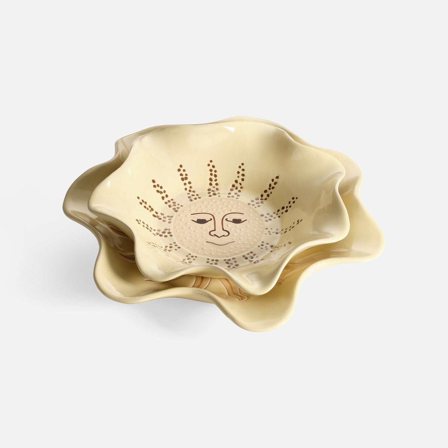 Solene Ceramic Bowl - Set of 2