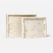 Tucker Tiled Decorative Tray - Set of 2