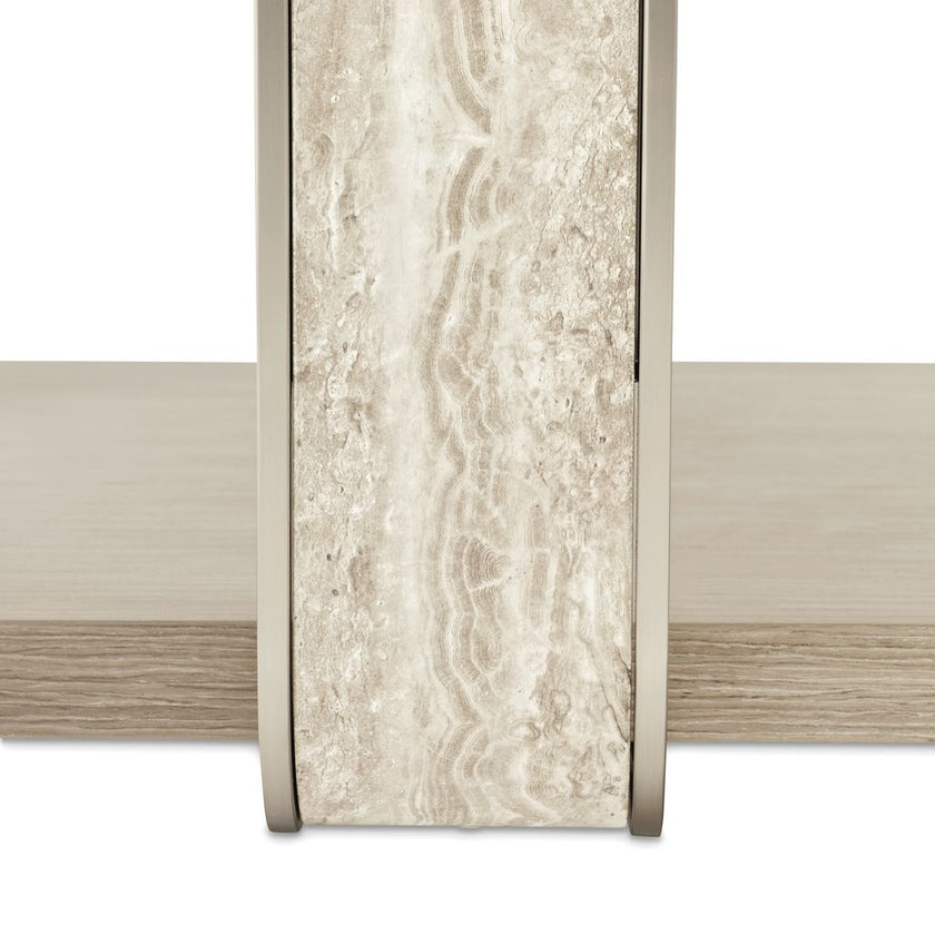 Michael Amini Lotus Bay Rectangular Cocktail Table - Sand
