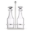 Christofle Albi Silver Plated Oil And Vinegar Cruet Set
