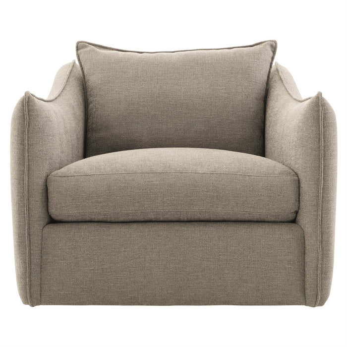 Bernhardt Plush Joli Swivel Chair