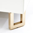 Michael Amini Palm Gate Upholstered Bed - Cloud White