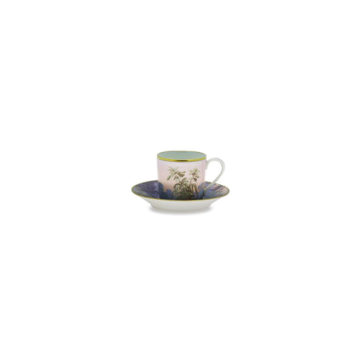 Haviland Le Bresil Coffee Cup and Saucer