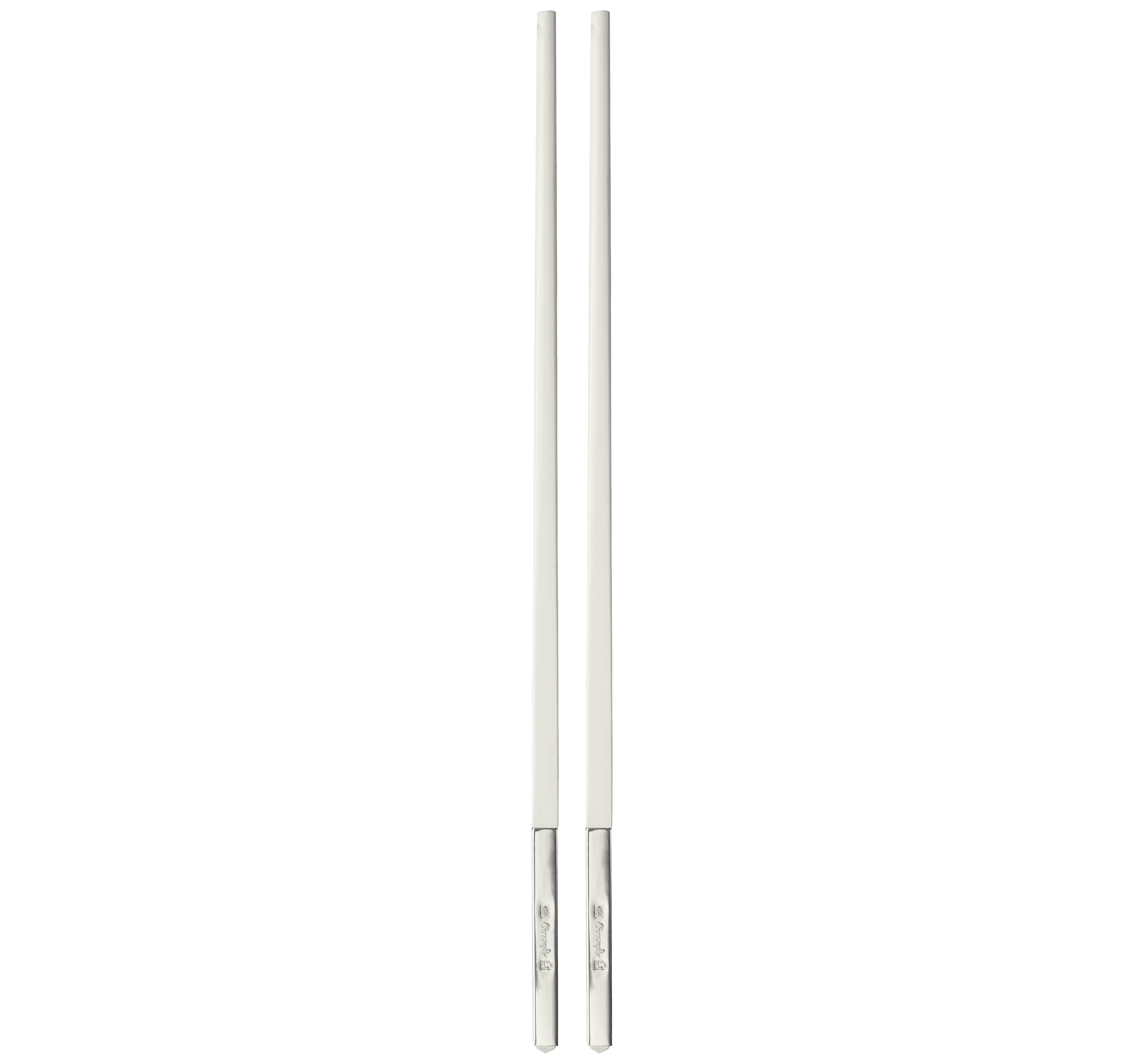 Christofle Uni Silver Plated Chinese Chopsticks - Set of 2